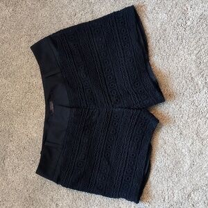 The Limited Navy Blue Lace Shorts Size 12